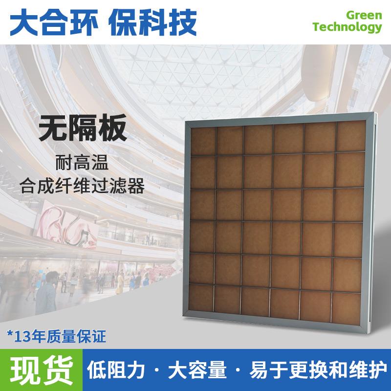 厂家直销高效耐高温合成纤维过滤器合成纤维高效空气过滤网