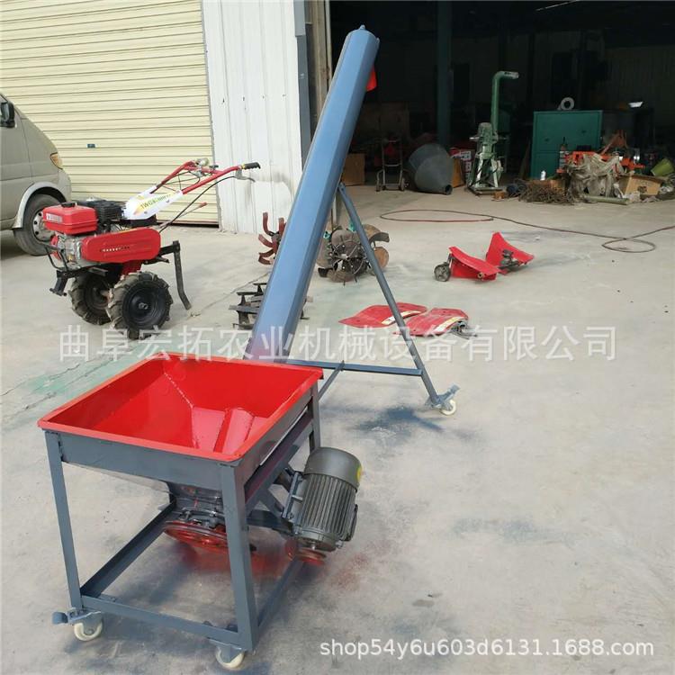马路粮食提升机车载粮食装车机螺旋式粮食颗粒提升机