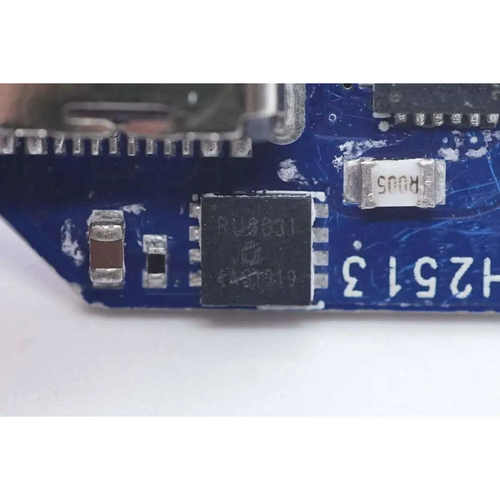 RU3031M3输出VBUS开关管NMOS耐压30V导阻7mΩ采用DFN3030芯片IC