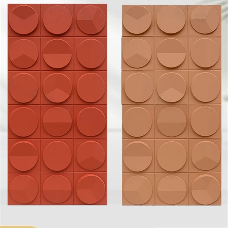 pu九宫格网红空心砖水泥构件时钟结构砖隔断N背景墙轻质装饰构件