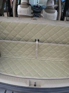 适用09 11 12 13汉兰达后备箱后仓尾箱垫折叠版汽车改装饰靠背垫