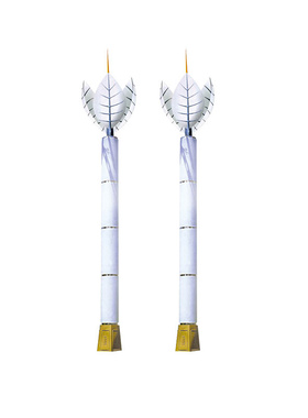 厂家货源白色时尚景观灯公园别墅园林led庭院灯高杆道路照明灯景