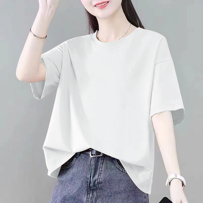 纯棉T恤女装短袖夏季上衣女