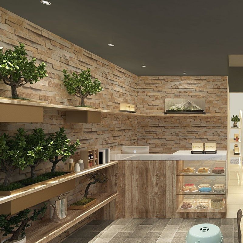 加厚复古砖头纹墙纸自粘饭店理发店面翻新砖块壁纸防水D立体墙,家居饰品,软装墙贴,淘宝优惠券,粉丝福利购,淘宝优惠卷