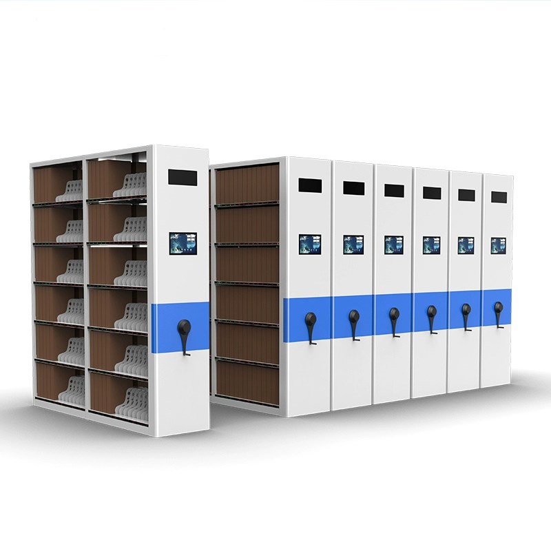 智慧档案室密集柜恒温恒湿防尘智能档案库房十防RFID档案馆密集架