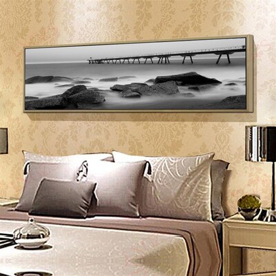 大海风景画客厅地中海现代装饰画沙发背景墙画卧室挂画办公室