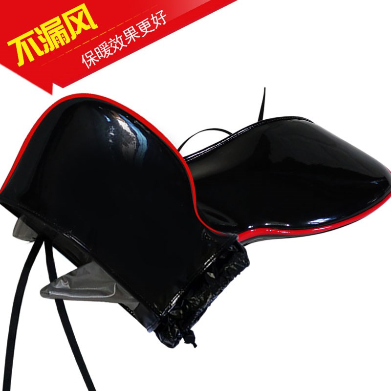 车电摩踏板车冬季加厚皮革耐用手把防水挡风不漏风护手促销