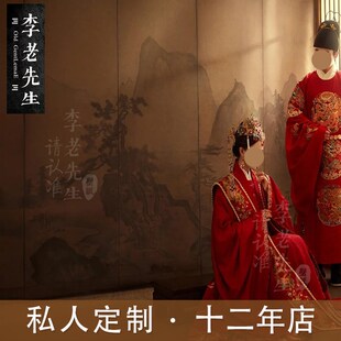 现代壁纸斑驳竹影电视背景墙纸壁布书房卧室摄影汉服定制壁画