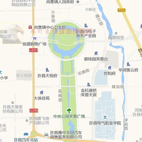 超大巨幅 许昌市区地图订制 城市城区海报新装饰画
