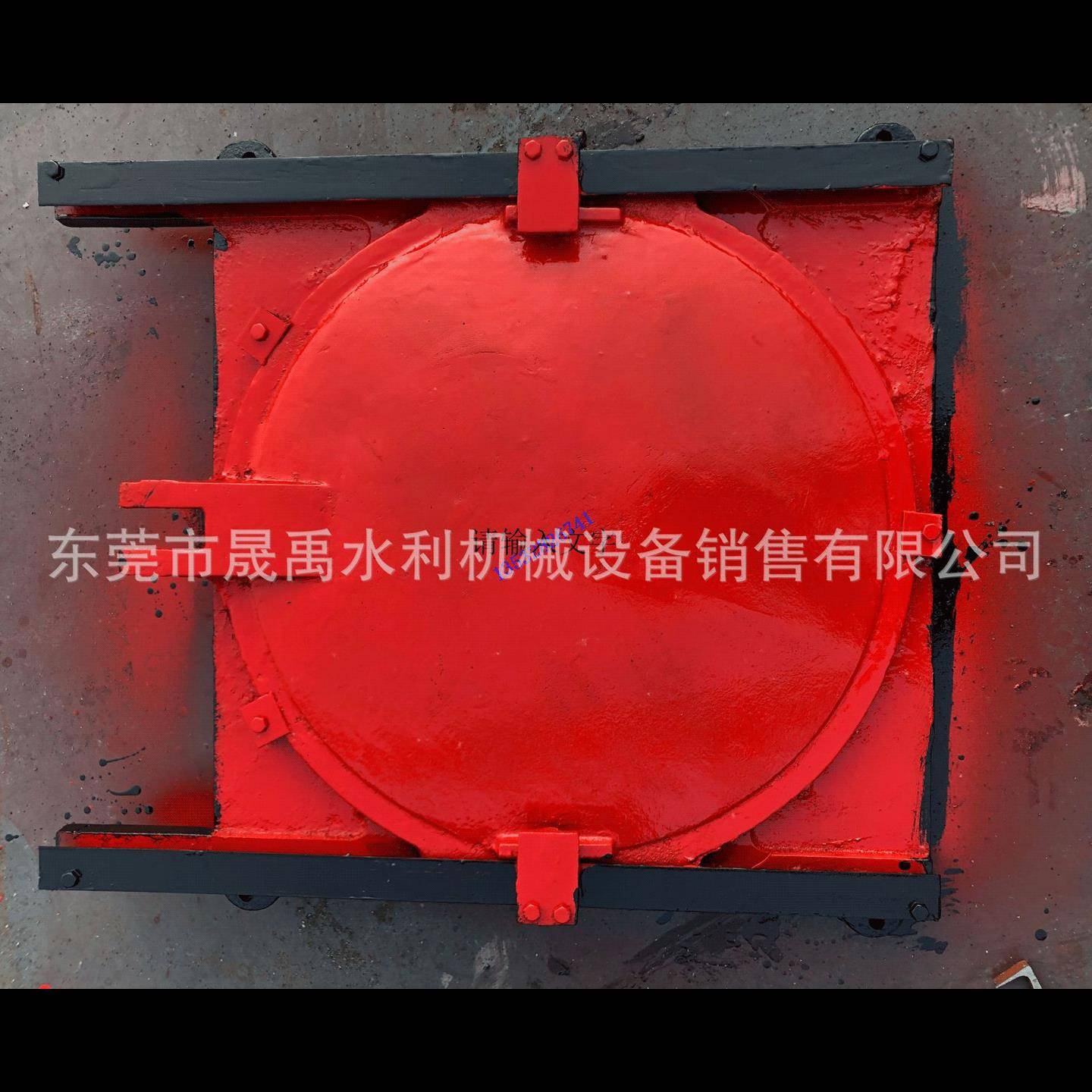 广东水利截流井附壁式安装铸铁圆闸门可按图纸加工定做4500元/套
