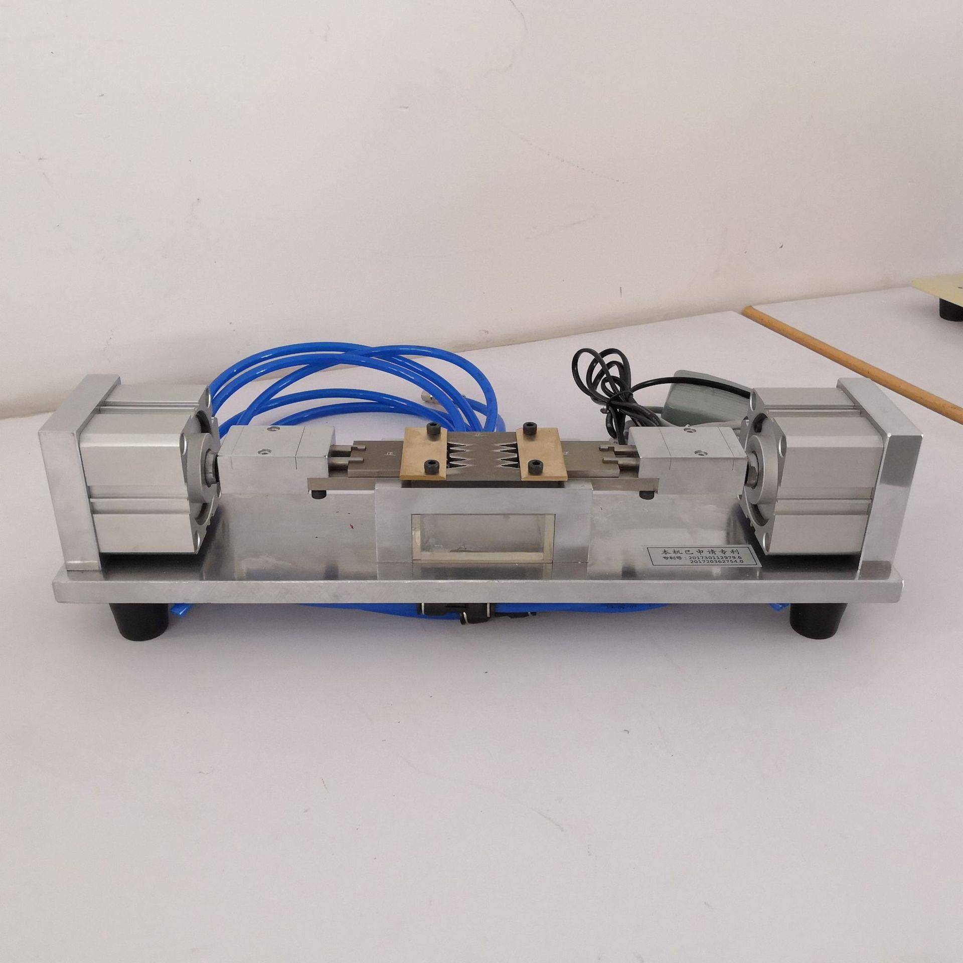 厂家供应变压器磁环拉剪成型电容剪角机电子元件双气缸剪脚机