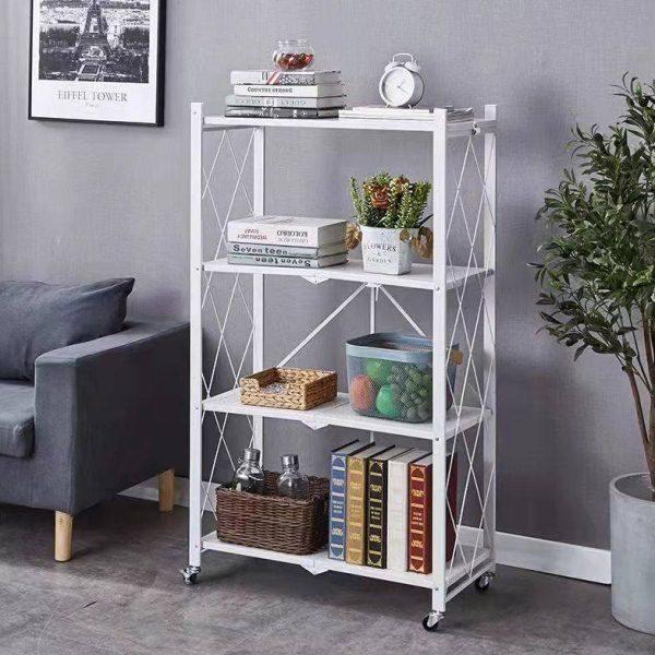 免安装轻奢厨房置物架花架落地多层烤箱微波炉收纳柜锅架储物书架,厨房/烹饪用具,微波炉置物架,淘宝优惠券,粉丝福利购,淘宝优惠卷