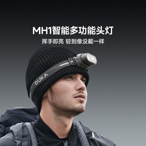 杜克头灯MH1充电超亮多功能照明夜钓手电筒锂电户外露营超长续航