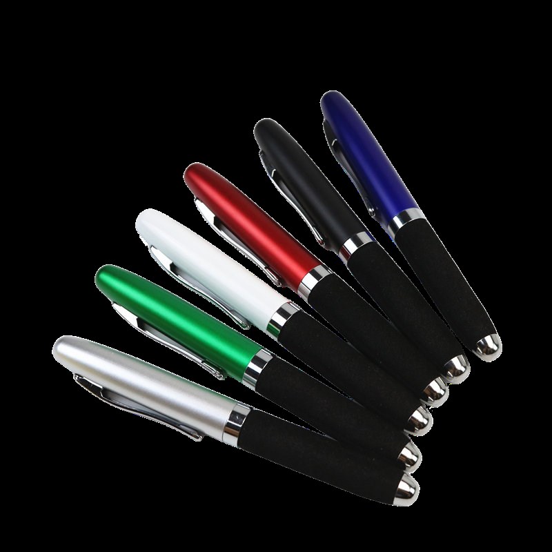 迷你短装细钢笔0.5钛黑明尖创意口袋商务袖珍金属钢笔海棉柄墨囊