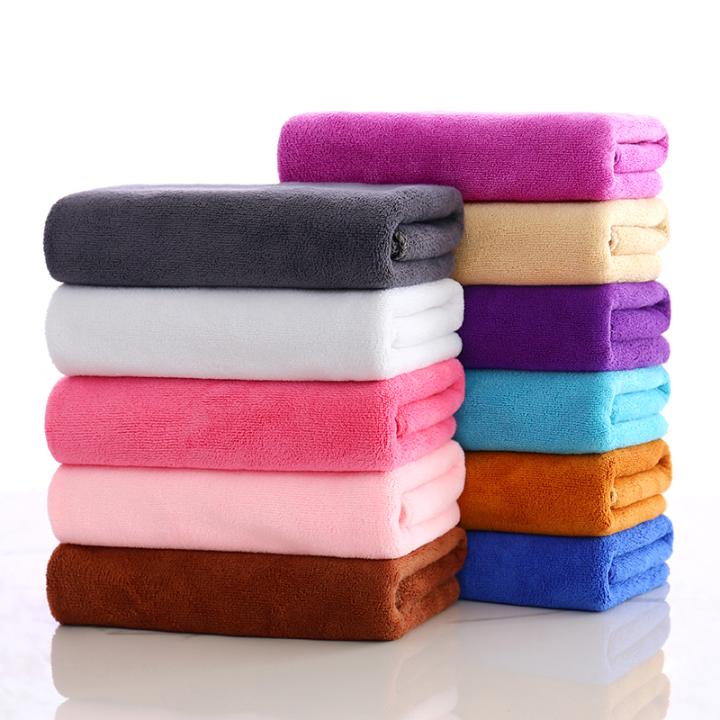 理发店美容院吸水不掉毛包头灰蓝色发廊擦洗头发专用毛巾定制logo