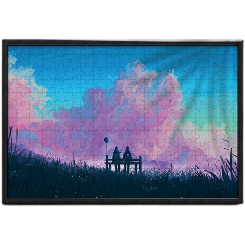 拼图框1000片相框画框创意礼物现代简约风格50.5*75.5新30寸挂墙,家居饰品,相框/画框,淘宝优惠券,粉丝福利购,淘宝优惠卷