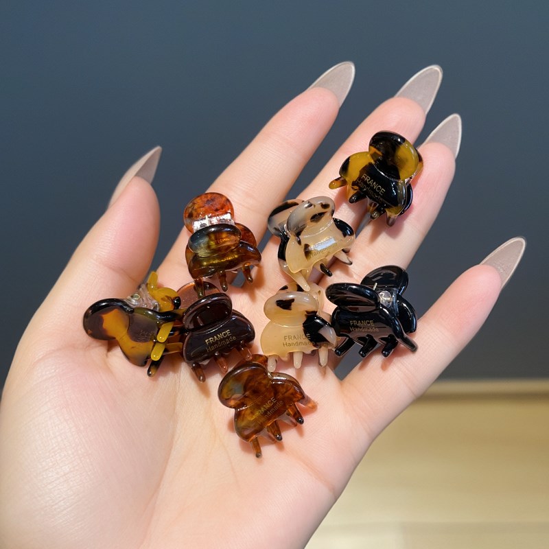 小抓夹精致迷你小发夹女侧边刘海夹小号碎发卡新款小夹子气质头饰