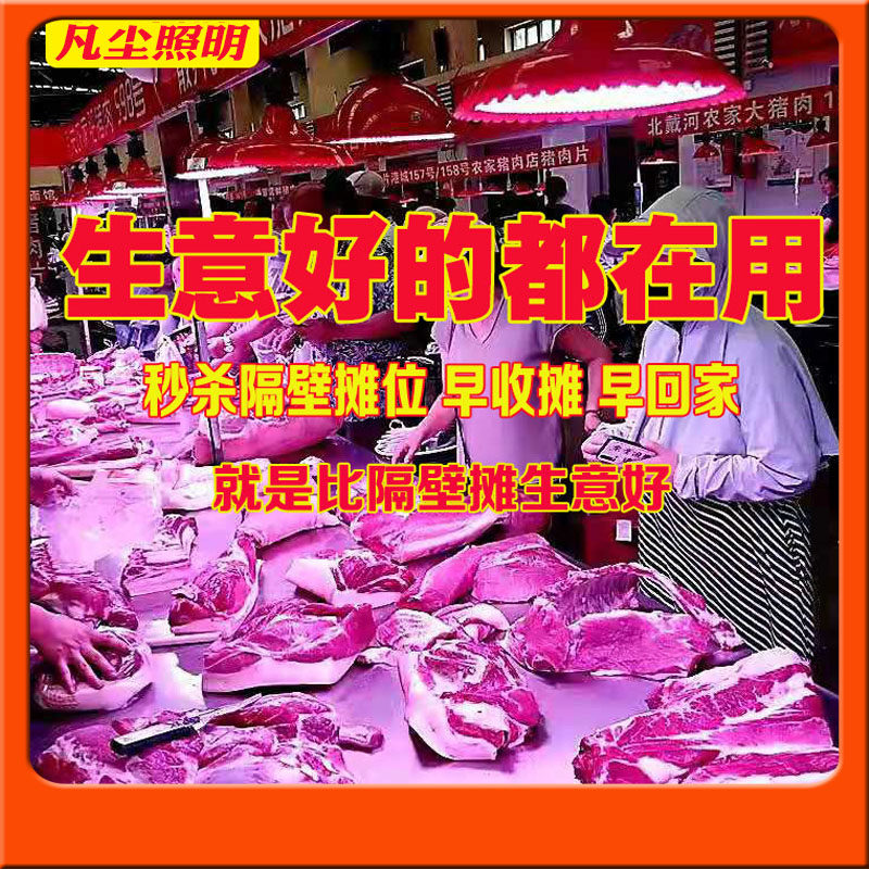 猪肉灯生灯LD水果灯市场超市灯熟食烧腊灯大功率W红白珠,家装灯饰光源,生鲜灯,淘宝优惠券,粉丝福利购,淘宝优惠卷