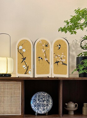 飞燕新卧室屏风客厅电视柜摆画艺术级感装饰画