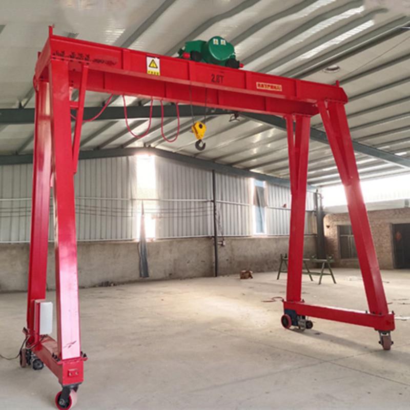 龙门架电动万向移动1吨吨5吨小型龙门吊架升降款手动龙门起重机