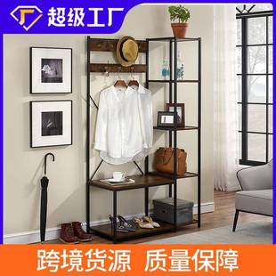 置物架层架收纳架帽子展示架 简易衣帽架挂衣架落地家用挂衣服