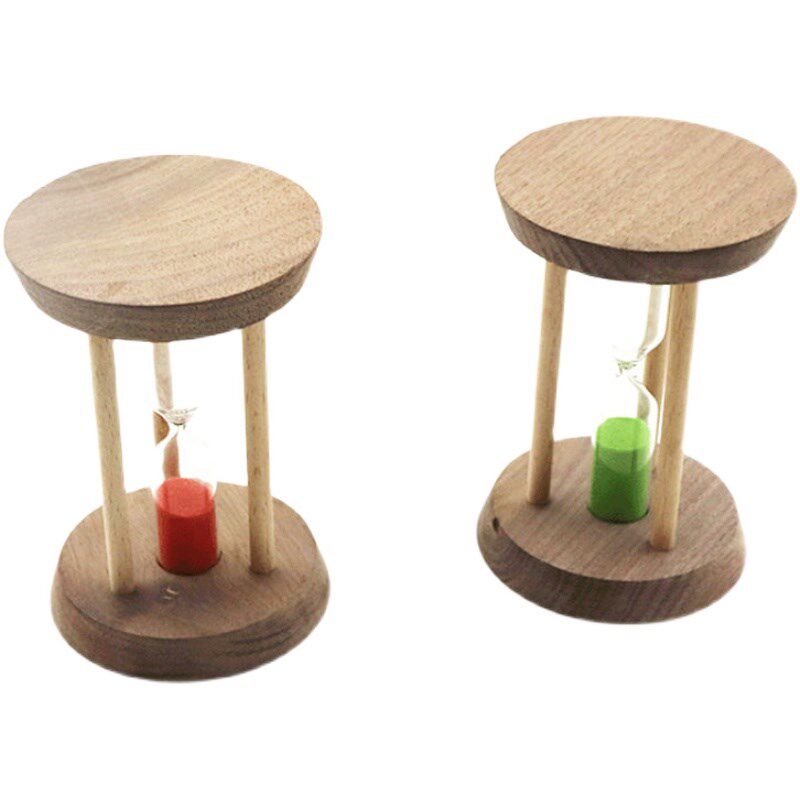 木质创意沙漏/2/3/4/5/6/7/8/9/0分钟计时器儿童房装饰摆件