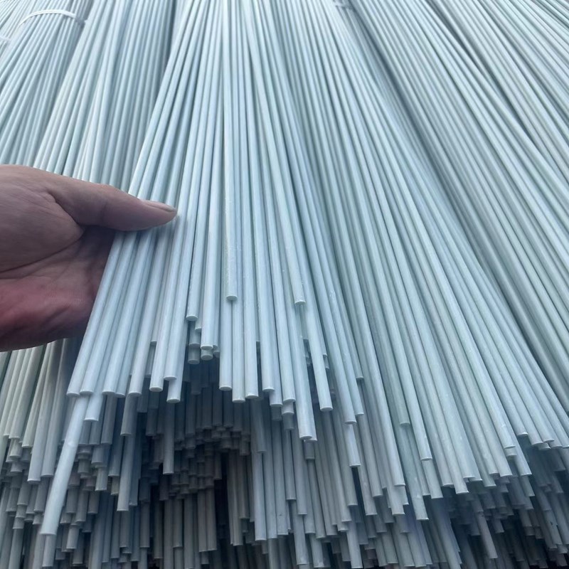 100根厂家直销新型农用小拱棚支架实心玻璃纤维杆育苗保温支撑杆