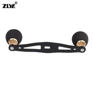 ZLYE路亚金属握丸筏钓轮摇把筏轮摇臂轻量化铝合金摇臂水滴轮配件