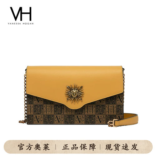 VH女包斜挎包复古太阳神贝伦方包