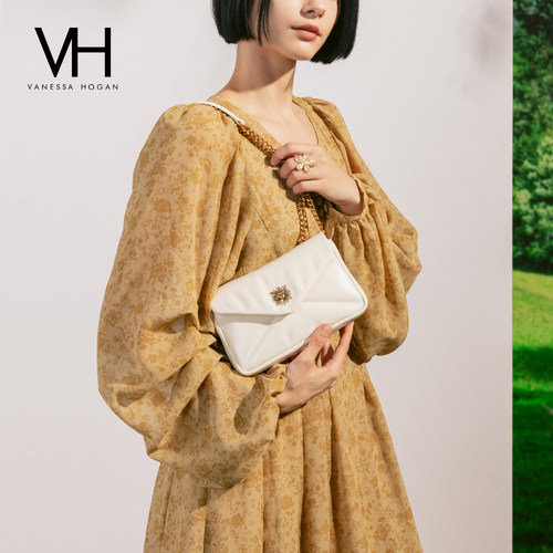 VH女包闪闪信封包夏季新款百搭小众高级感链条斜挎小包气质单肩包