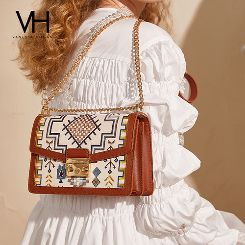 VH女包刺绣风琴包国风精致斜挎包
