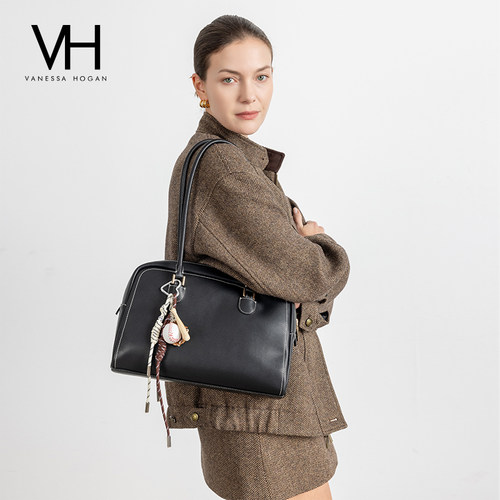 VH女包芝士吐司包复古波士顿包