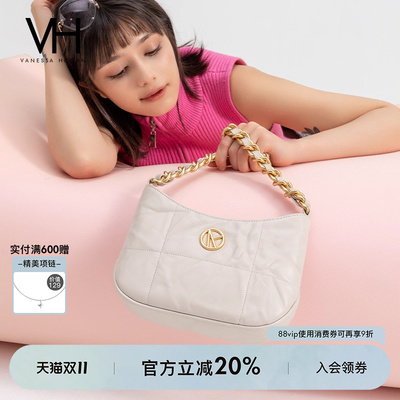 VH女包嬉皮小包夏季新款百搭通勤单肩包小众高级感优雅腋下小包包