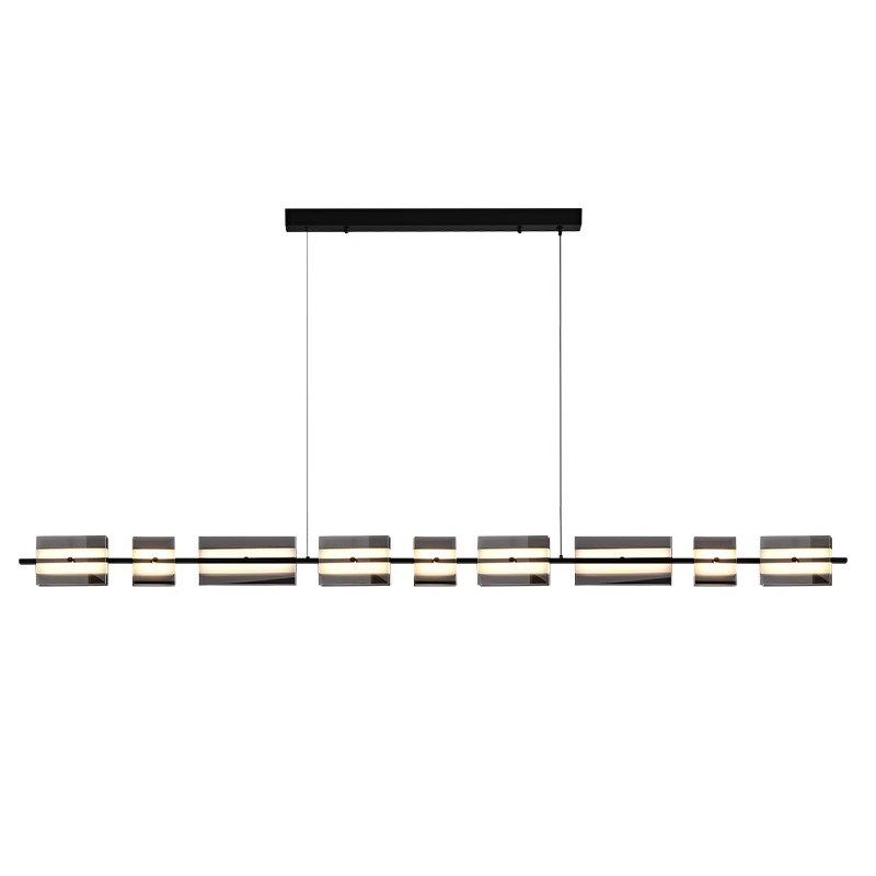 意式极简吊灯现代led灯创意长条设计师吧台餐桌客厅灯具