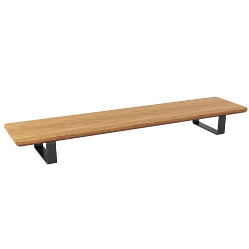 实木电脑增高架办公室显示器托架红橡木胡桃木