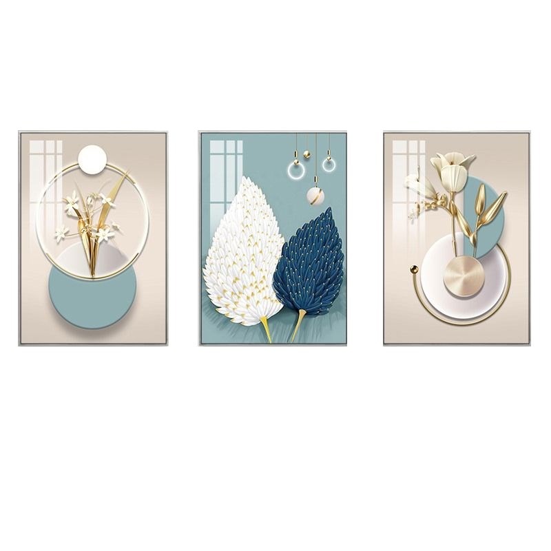 现代简约沙发背景墙装饰画轻奢客厅高档挂画餐厅卧室抽象晶瓷壁画图片