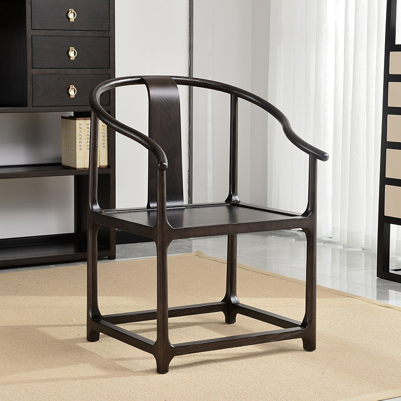 圈椅三件新休闲椅泡茶椅子人椅单人位茶椅实木围椅太师椅,住宅家具,圈椅,淘宝优惠券,粉丝福利购,淘宝优惠卷