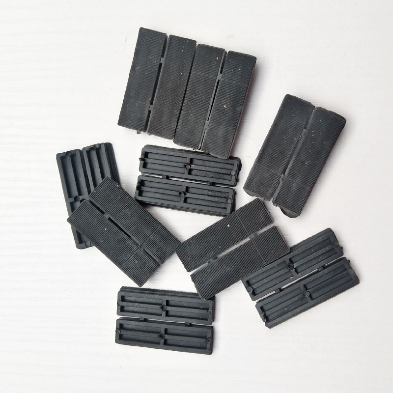 3毫米玻璃垫片二合一玻璃压紧块塑料固定件门窗断桥玻璃夹托配件