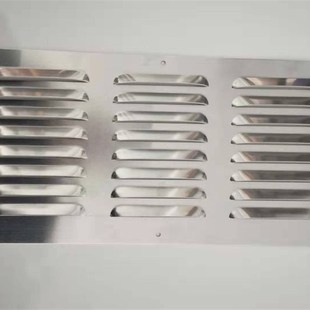 定制不锈钢铝合金冲孔散热出风口 多孔板 鱼鳞板 暖气罩百叶窗