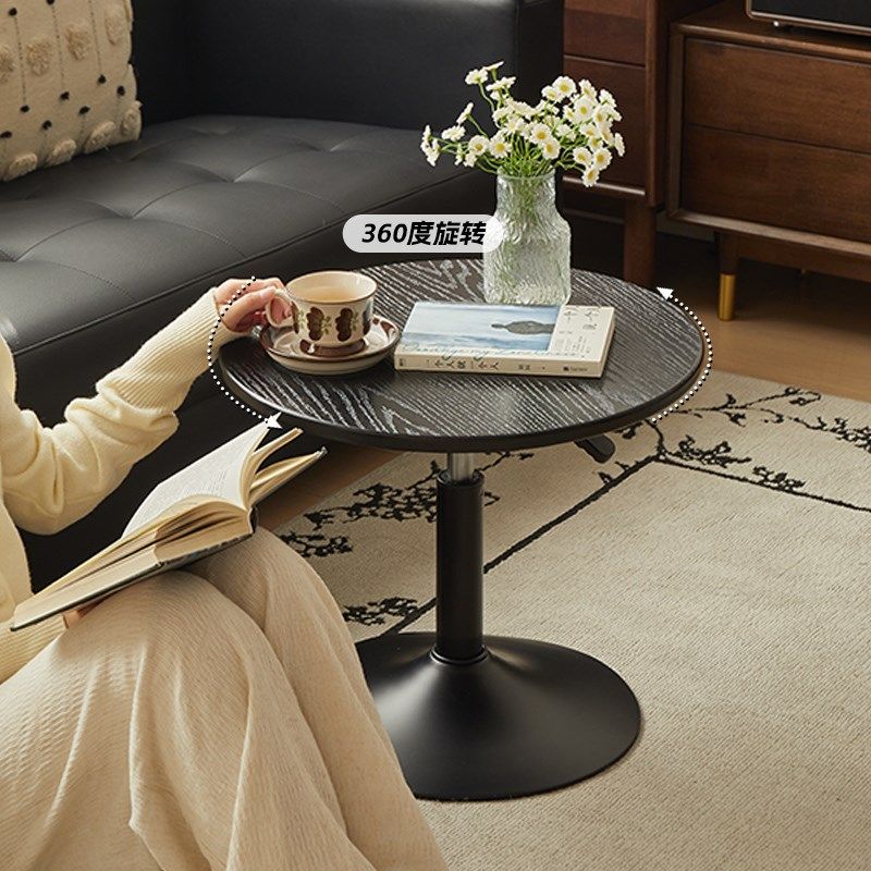 卧室床边小桌子升降沙发边几阳台休闲圆桌客厅实木圆形茶几角几,住宅家具,角几/边几,淘宝优惠券,粉丝福利购,淘宝优惠卷