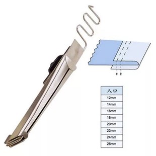 工业缝纫机配件绷缝机坎冚车包边拉筒 包边助缝器坎车散口对折筒