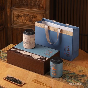 中秋新款茶叶包装盒散茶包装金骏眉大红袍红茶铁罐茶叶包装盒通用