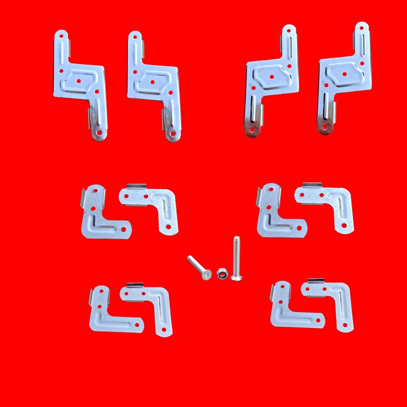 锈钢加厚晾衣架折叠片 X型置地晒衣架连接件杆晾衣杆