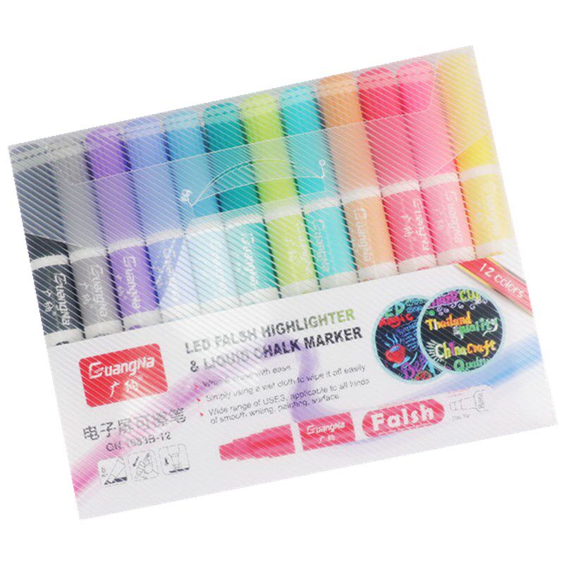 荧光屏用笔电子发光字白板水性擦广告笔莹光屏玻璃板彩色笔