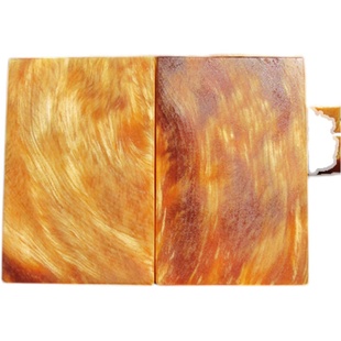 九年老店 北沉香琥珀木东北松明子满油全透手把件无事牌吊坠男女