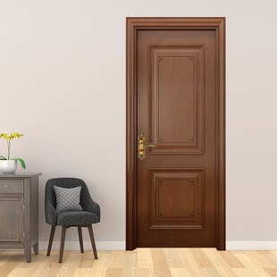 实木门北美红橡全屋室内卧室房间门烤漆装 门红橡门