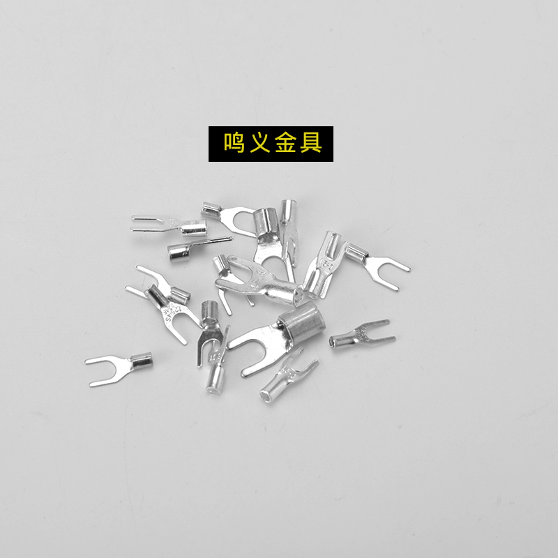 叉形UT-//5// 裸端头端子 铜线耳冷压接线端子/1000只/包