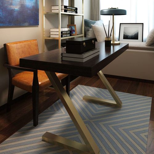 定制铁艺办公桌腿支架金属桌脚书桌桌子腿茶几腿支撑架铁架