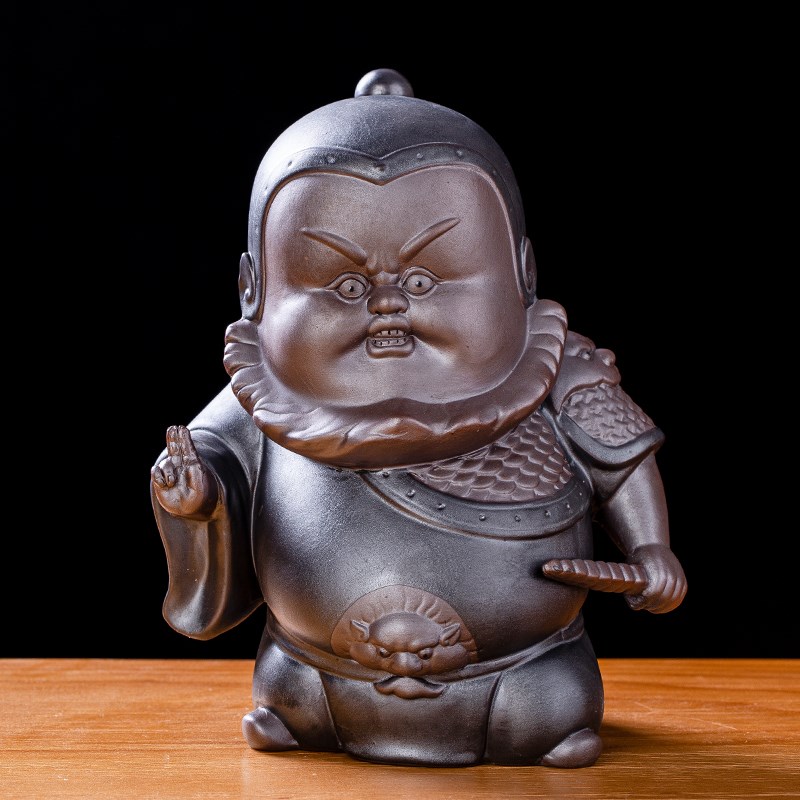 00陶瓷创意手工花器花朵香插紫砂空间摆件小茶宠小花宠乔迁开业