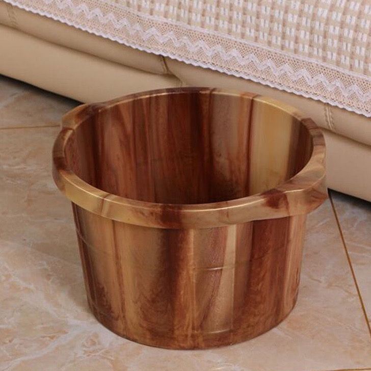 加厚加深按摩足浴桶手提塑料泡脚桶足浴盆家用洗脚盆牛筋桶足浴桶